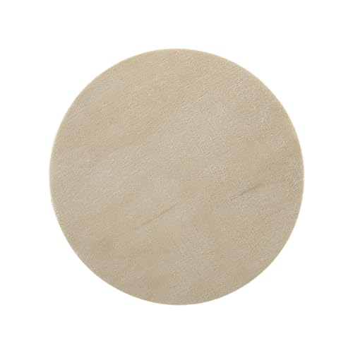Natural Unfinished Round Wood Circle Cutout | 6 Inch - 10 Pack