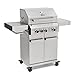 Produktbild TAINO PLATINUM 3+1 Gasgrill komplett Edelstahl Sear-Burner Power-Zone Keramik-Brenner BBQ Grillwagen Griller Gusseisen Seitenkocher Piezozündung (PLATINUM 3+1)