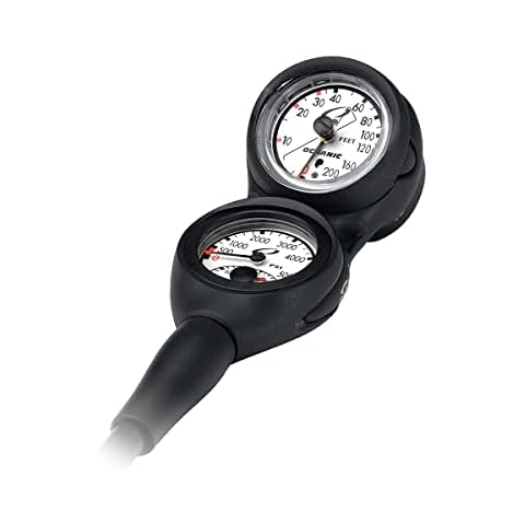 Oceanic Max Depth SWIV 200' Combo Depth and Standard Pressure Gauge by Oceanic Cover