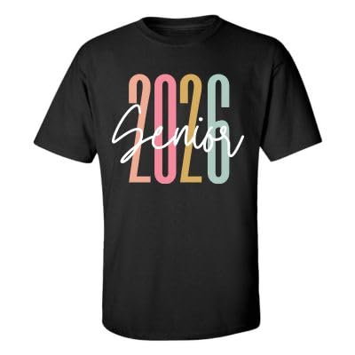 Senior 2026 Shirt, Senior Retro Tshirt, 2026 Graduation Shirts, Senior 2026 Retro Tee, Class of 2026 Senior Gift, Graduation Gifts Black