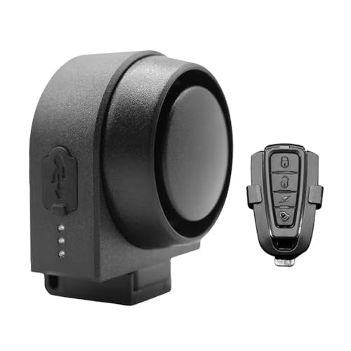 Gundhgstrr Alarma Inalámbrica para Bicicleta, 115 DB, IP55, Resistente Al Agua, con Control Remoto, Antirrobo y Detector de Bicicletas.