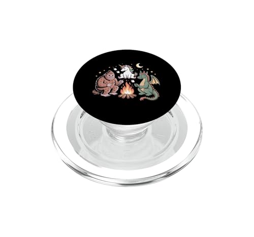 PopGrip pour MagSafe Bigfoot et Licorne Grillant des Guimauves