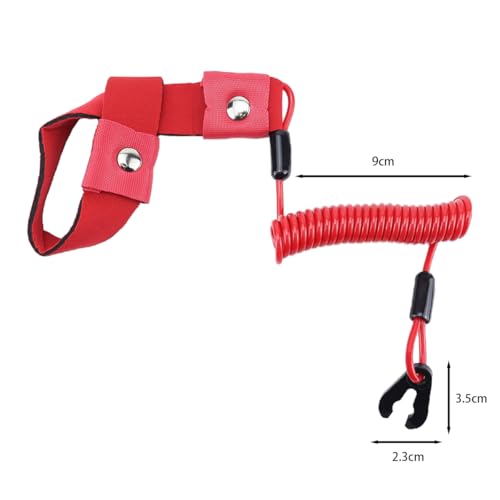 CENPEK Universeller Sicherheits-Kill-Stop-Schalteranschluss, Lanyard-Kabel passend für Yama-Ha Jet-Ski-Motorboot, Sicherheitsseil für Außenbordmotoren