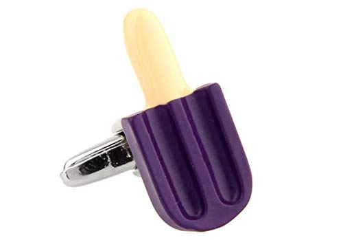 Mancuernillas KnBoB Hombres Helado Morado miniatura 3