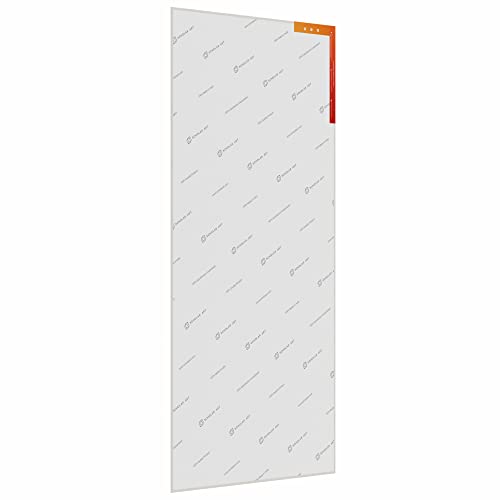 Image of Scholar Art Hobby Series 04 Oz (230 GSM) 100% Cotton Canvas Panel Board for Painting (White Blank Canvas Boards for Acrylic Paint, Oil Paint, Wet & Dry Media) | 18 inchx36 inch (45x90 cm), Pack of 4