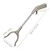 Beaupretty 40cm Stainless Steel Trash Picker Clamp with Grabber Clip for Sanitary Workers, Waste Bin Hook, Heavy-Duty Rubbish Pick-up Tool for Industrial and Janitorial Use