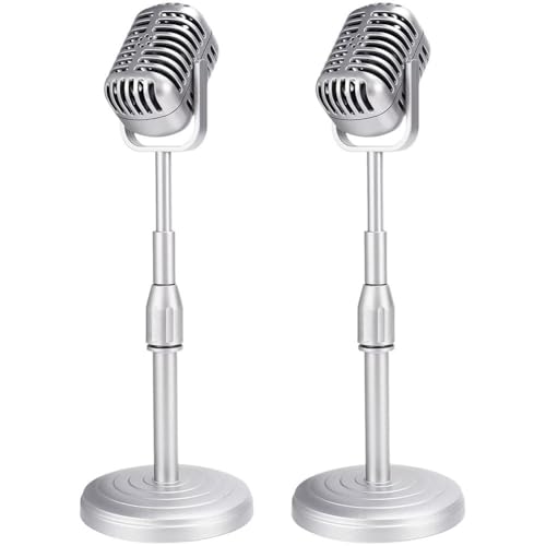 Microphone vintage stable pour shooting photo sans risque de chute du matériel