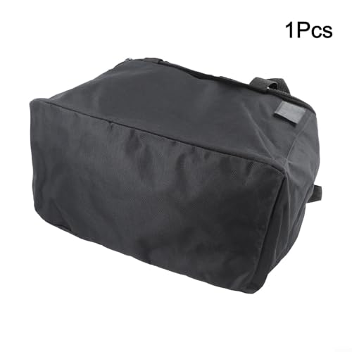 Fahrradkorb Innenaufbewahrungstasche Abnehmbare Oxford-Tuch Einkaufstasche mit Griff für vorne hinten Fahrradkorb Mountain Road City E-Bike Zubehör 31x22x20cm Schwarz