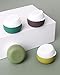 Gemice Silicone Cream Jars, TSA Approved Travel Size Containers - Leak-proof Travel Accessories with Lid for Cosmetic Makeup Face Body Hand Cream (4 Pieces)
