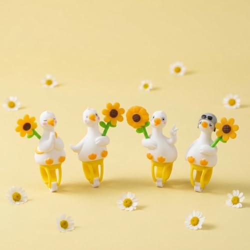 Pajaritos decorativos con clip que no se caen de la bicicleta 7