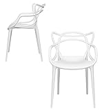 Set of 2 - Masters Entangled Chair - Modern Designer Armchairs for Dining Rooms, Offices and...