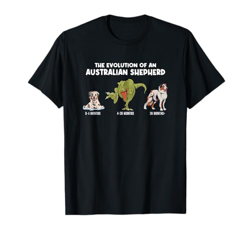 Aussie Dogs Mama The Development of an Australian Shepherds T-Shirt