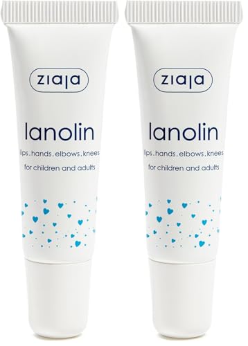 Lanolina Pura para Labios y Piel Seca, Uso Universal, Calidad Farmacéutica, Apta para Embarazadas y Lactancia (Paquete de 2)