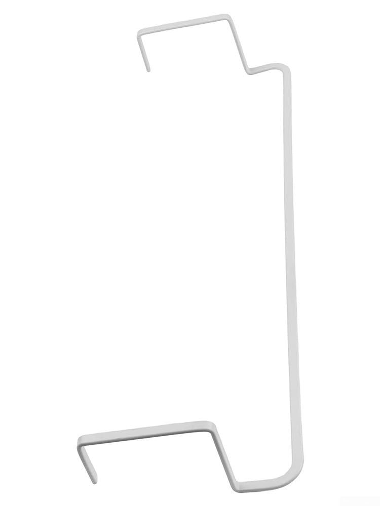 Handtuchhalter aus Metall für Heizkörper zum Aufhängen und Trocknen von Handtüchern, entworfen, um für Heizkörper ohne Bohren zu passen, unterstützt schwere Handtücher und Kleidung sicher (weiß-groß)