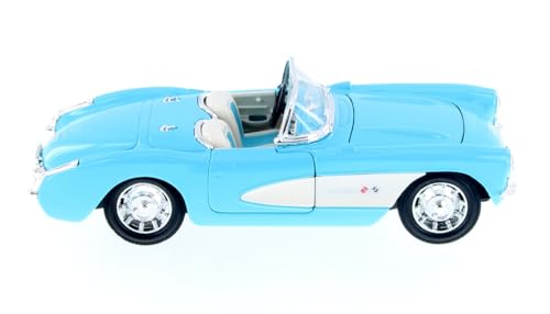 1957 Corvette Convertible Modelo a Escala 1:24 miniatura 3