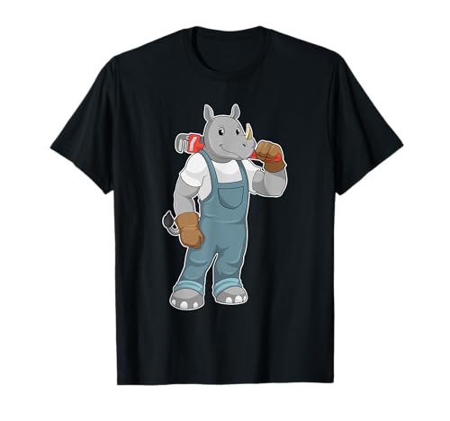 Rinoceronte Artesano Tenazas Camiseta