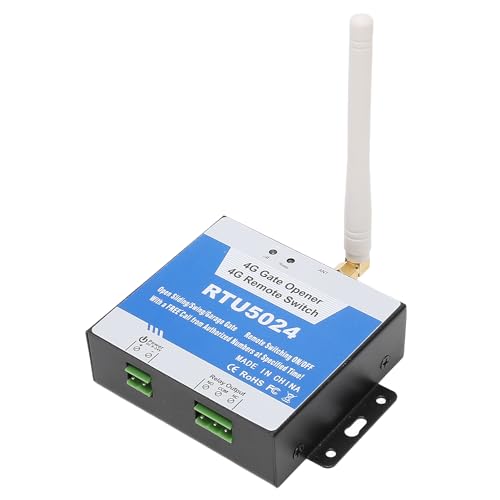 Abridor de Puerta gsm RTU5024 4G, Control Remoto con Interruptor, Fácil Control de App, Red Global, Soporte de Tarjeta SIM, Identificación Automática, Programable