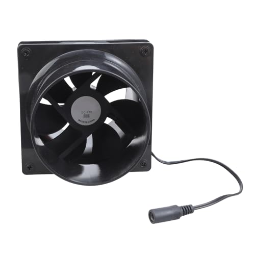 Ventilador extractor de 12 cm y 12 V, conducto en línea de bajo ruido, soplador de aire hidropónico, extractor para hogar, baño, ventilación de sala de cultivo, soplador en línea de bajo ruido