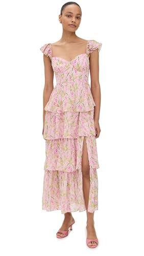 ASTR the label Women's Midsummer Dress, Pink Multi Floral, M at Amazon  Women's Clothing store