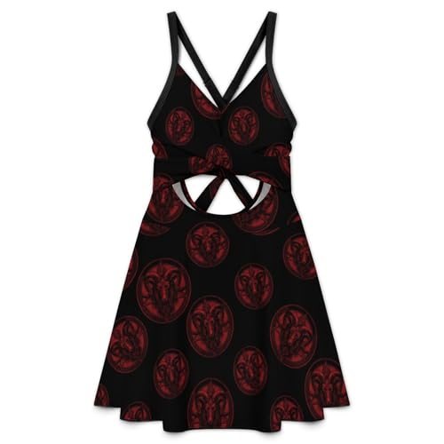 Traje de baño sexy de mujer con estampado de pentagrama para piscina y playa 3