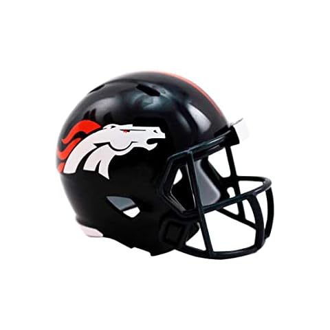 Denver Broncos Mini Football Helmet by Riddell Cover