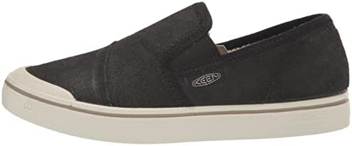 KEEN womens Elsa Harvest Slip on upcycled Casual Sneakers, Black/Silver Birch, 6.5 US | Image 7
