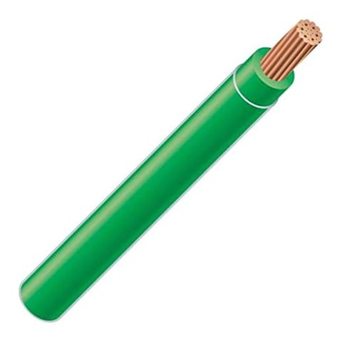 8 AWG 19-Stranded THHN Green Copper Building Wire (100Ft Cut) Cover
