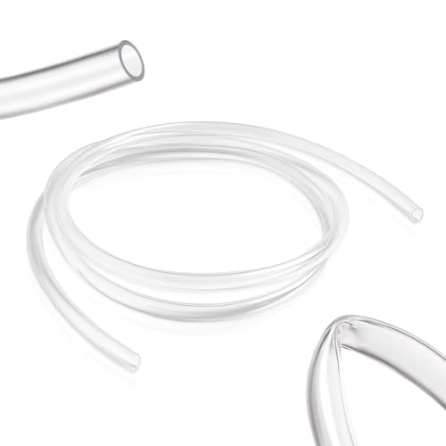 MytaYt 2 Mètre Transparent Tuyau PVC Tube Flexible de Pression Plastique Tuyau d'Aquarium pour le Transport de Liquide et de Gaz (10 mm x 8 mm)