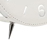 Fabater Small Shoulder Bag, Soft and Comfortable Small Handbag Round Clock Design for Daily Use for Women (White) - Image 7