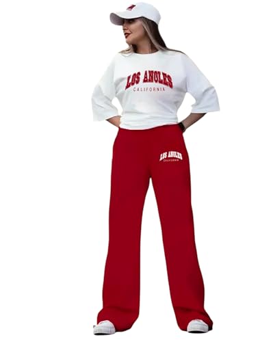 Image of My Swag Womens Printed Casual Co Ord Set T-Shirt & Trouser Outfit Night Suit Co Ord Set Comfortable Fit for Women & Girls
