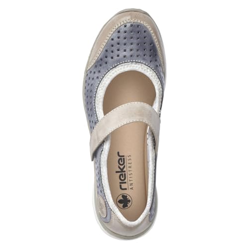 Rieker L32B5 Nikita Slip-On Women's Shoes - Lightweight Mary Janes with Adjustable Strap and Premium Cushioning Footbed - Comfort and Support for All-Day Wear3