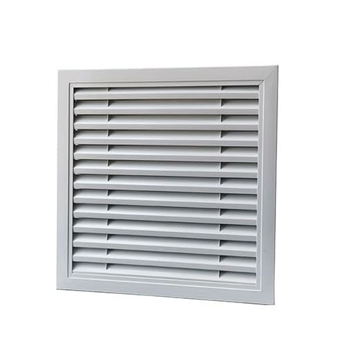 griglia aerazione rettangolare, Griglie di ventilazione, cappa in rete di ventilazione in lega di alluminio Prese d'aria Aria condizionata Otturatore dell'unità esterna(Style A (hole opening,500x500 m