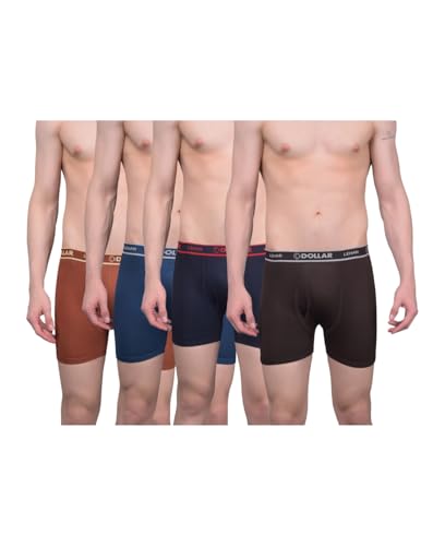Image of Dollar Lehar Mens Combed Cotton Trunk - Actual Colour May Vary