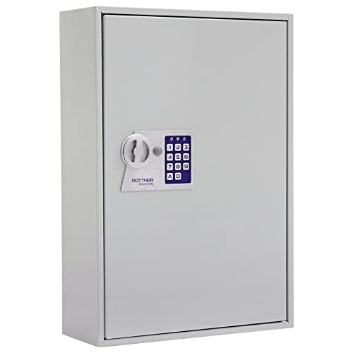 Rottner Schlüsselschrank Heidi 200, Elektronikschloss, Notöffnung, lichtgrau, 200 Haken, Register, 200 gratis Schlüsselanhänger, Befestigungsmaterial Rottner Schlüsselschrank Heidi 200, Elektronikschloss, Notöffnung, lichtgrau, 200 Haken, Register, 200 gratis Schlüsselanhänger, Befestigungsmaterial