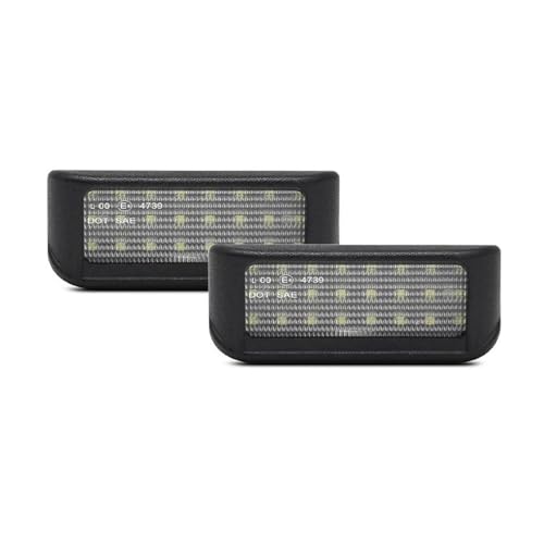 Luz de matrícula LED para Toyota Proace Verso 2 luces espejo blanco