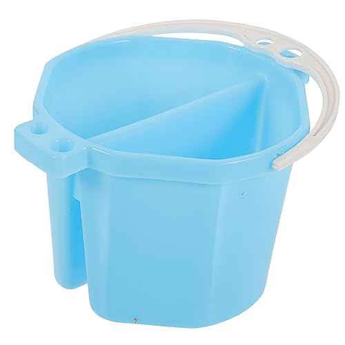 AUTSUPPL Artist Brush Washer 7.09X5.91X4.33In Portable Water Bucket with Handle for Watercolour and Oil Paint Brush Cleaning Stand