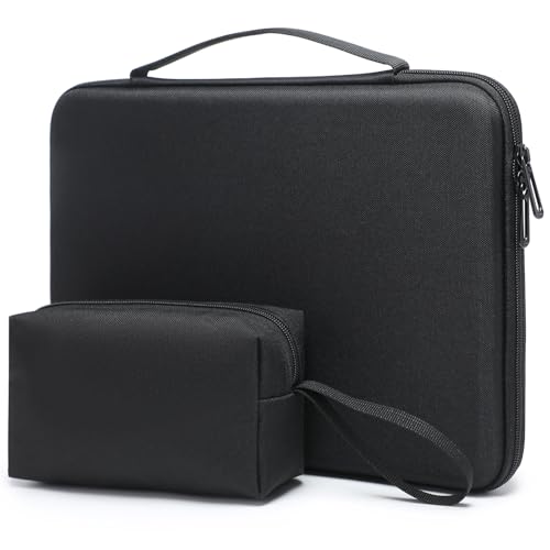 HYZUO 13.3-14 Inch Hard Shell Laptop Sleeve Case for MacBook Pro 14 M4/M3/M2/M1, MacBook Pro/Air 13, XPS 13, 13.8