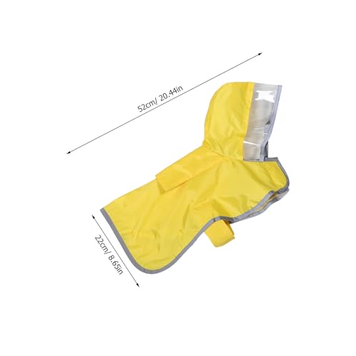 Poncho imperméable pour chien S avec capuche réfléchissante - 3