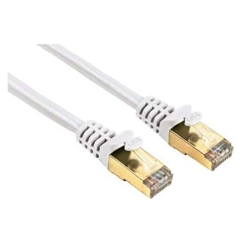 Hama 75078409 Netzwerkkabel (RJ45, STP, Cat 5 gerade, abgeschirmt, 5 m) Weiß Cover