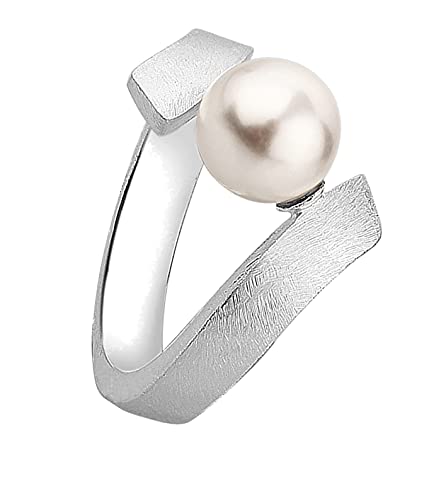Nenalina Anello da Donna con Perla Swarovski