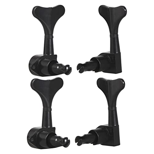 HANABASS 1 Set Electric Guitar Tuning Peg Closed String Tuning Keys Replacement Machine Heads for Bass Polished Finish Easy to Install for Guitar Enthusiasts