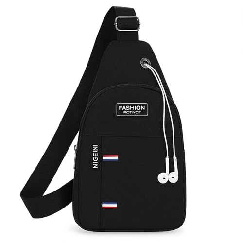 Bolsa tiracolo para mulheres e homens, mochila de ombro, bolsa mensageiro, bolsa para celular, bolsa de mão, pochete para trilhas, viagens, acampamento