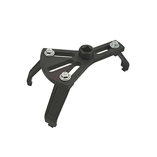 ZKTOOL 汎用型 燃料タンクキャップレンチ 自由調整 フューエルポンプレンチ オイルポンプロックリング取り外しツール 5.31-7.17インチの調整可能 フューエルキャップレンチ (3爪タイプ)