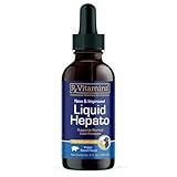 Rx Vitamins Liquid Hepato Support for Dogs & Cats - Liver Support Supplement with Milk Thistle for Dogs (Silymarin & Silybinin) and Vitamin B - Bacon Flavor (4oz)