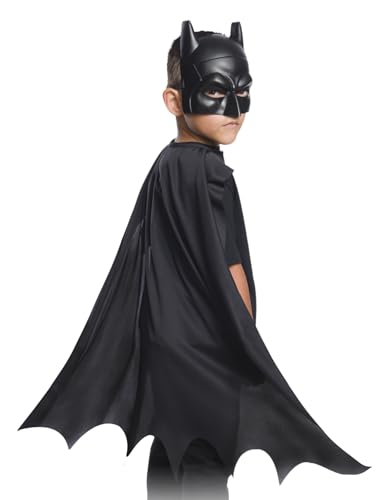 Rubies BATMAN Set Capa e máscara infantil, fantasia oficial, para carnaval, festas, cosplay