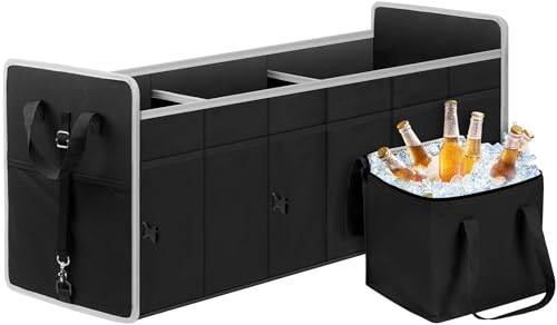 Best Car Trunk Organizer for Road Trips: Top Picks for Ultimate Convenience GPUSFAK Car Trunk Organizer with Individual Cooler Bag - 3 ...