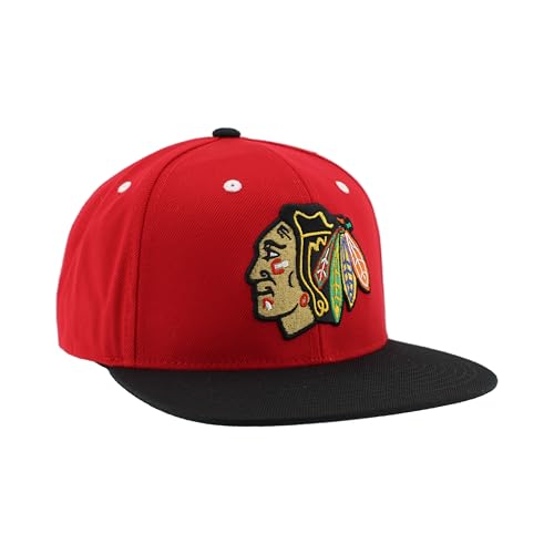 Image of ZHATS NHL Unisex-Adult NHL Officially Licensed Adjustable Snapback Hat Flat Bill Z11 Icon Two Color