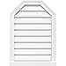 Ekena Millwork GVPOT18X1403SN Octagonal Top Surface Mount PVC Gable Vent, 18"W x 14"H, Factory Primed White