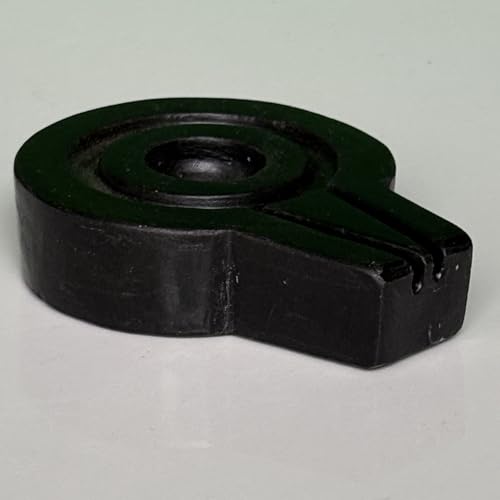 Image of Jaleri Yoni Base, Lingam Holder, Jalahari, Goripitham, Aadhar Saktipith Pitham Argha Stand Panapitham Hasta Kamal Base Jaleradhari For Narmadeshwar Shivling (3 Inch Black Flet Jaladhari)