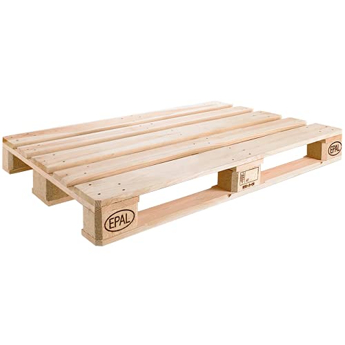 packer PRO Palet Europeo Homologado de Madera de 1200x800x144mm para almacenes, logística y...